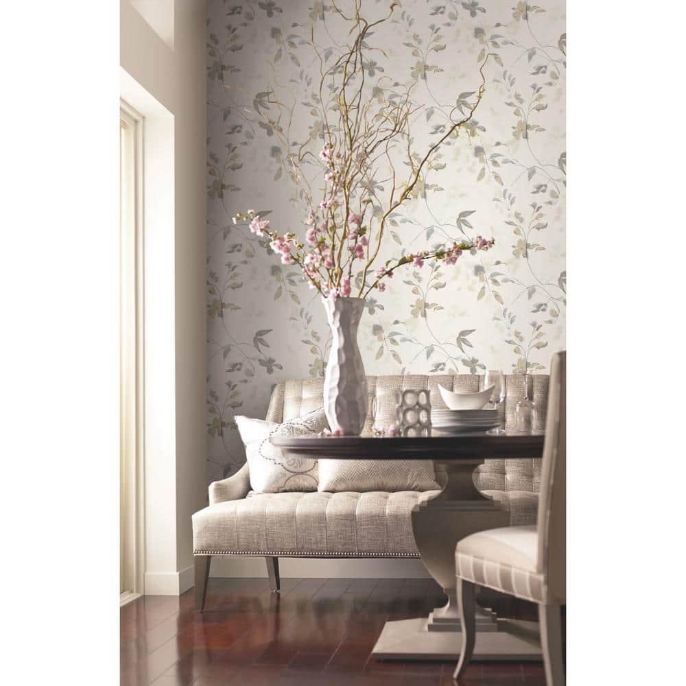 Linden Flower Premium Peel + Stick Wallpaper - Natural