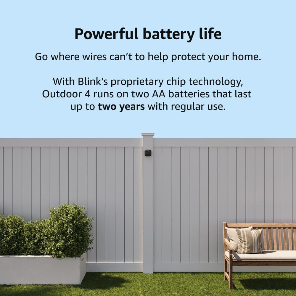 Blink Outdoor 4 - Battery-Powered Smart Security Camera System