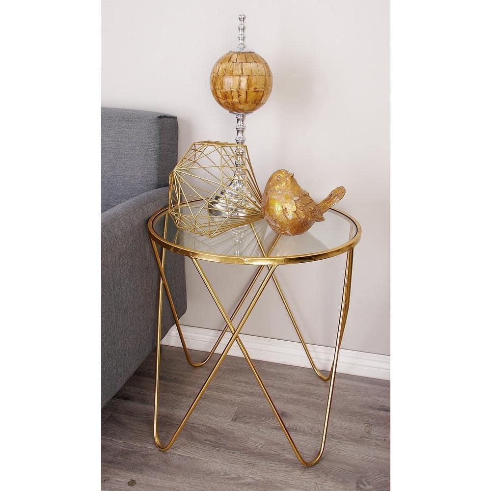 Mercer41 Minehead Glass Top Nesting Tables