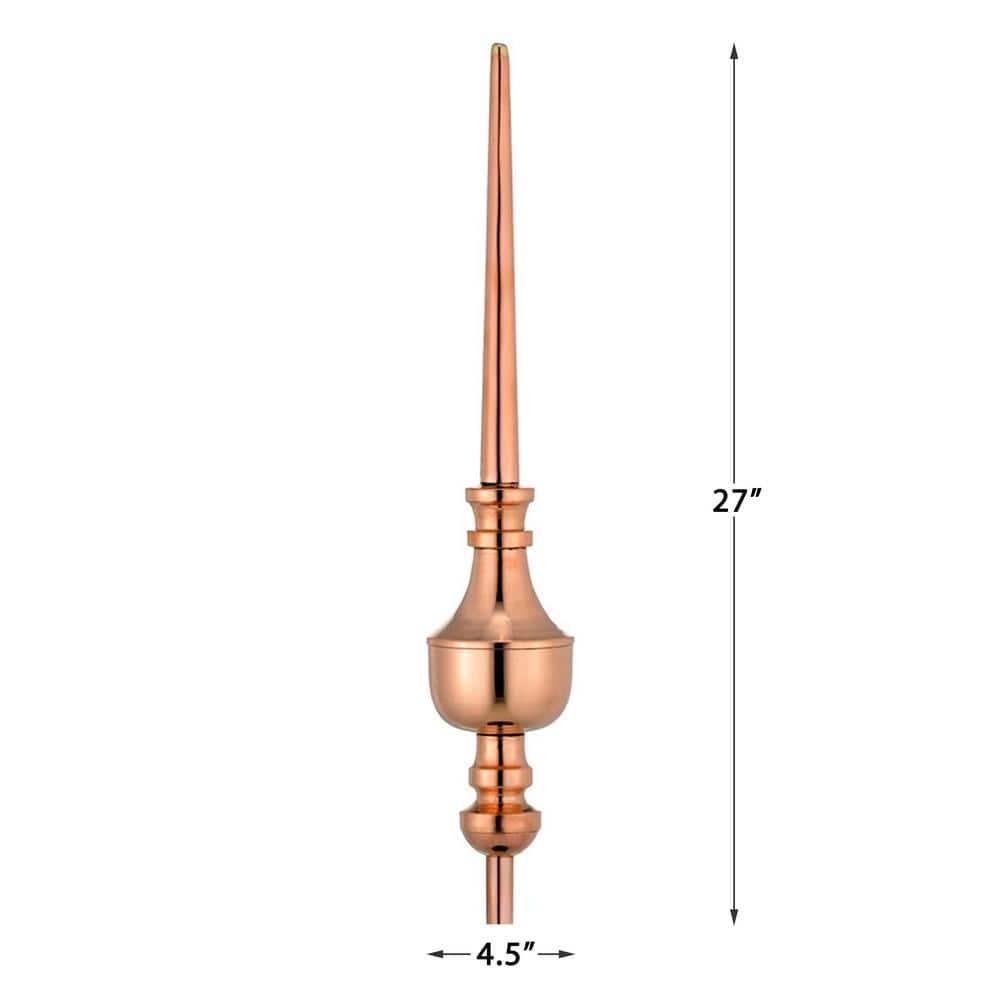 Good Directions Victoria Polished Copper Roof Finial 27 Inches Tall