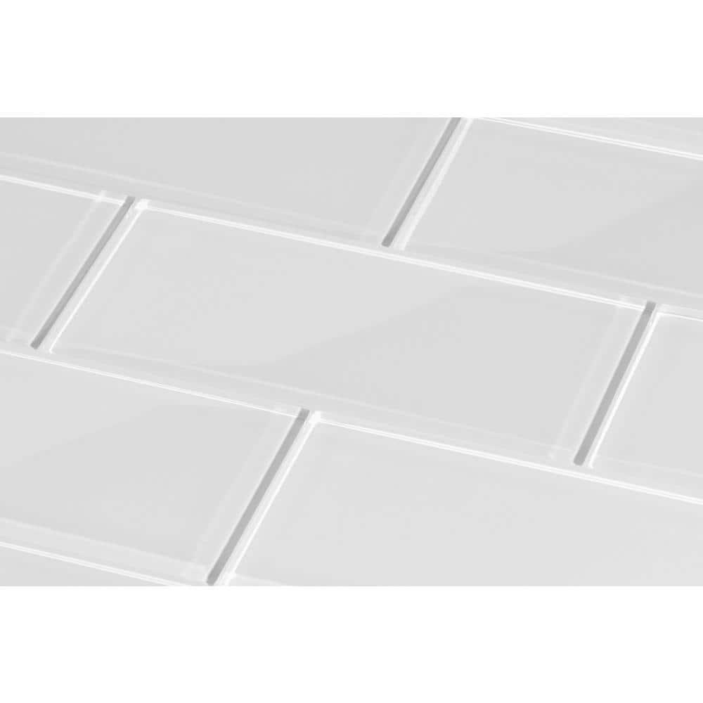 Glass Terrazzo 3'' W x 6'' L Glass Subway Singular Tile