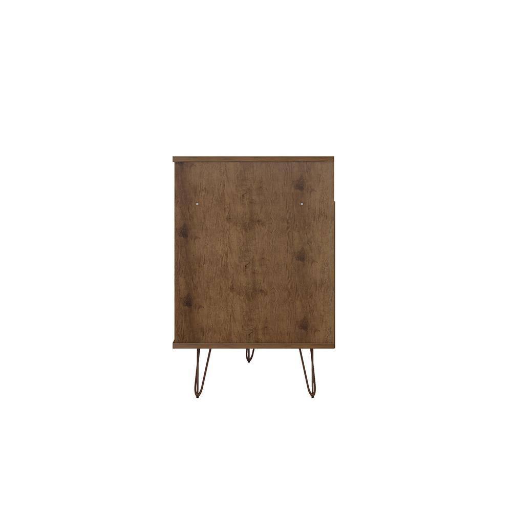 Rockefeller TV Stand for TVs up to 60'': Media Console with Storage - Manhattan Comfort