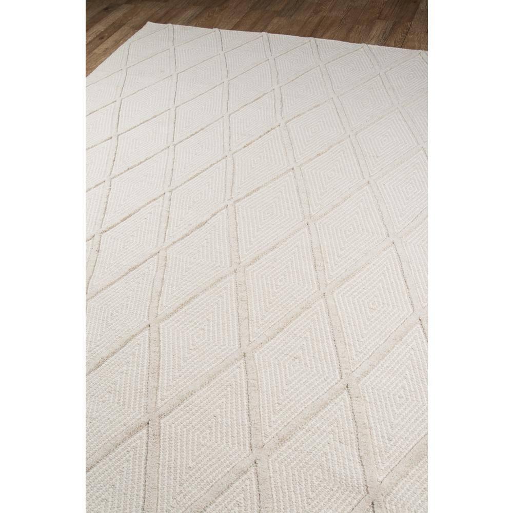 Langdon Geometric Handmade Flatweave Wool Beige Area Rug