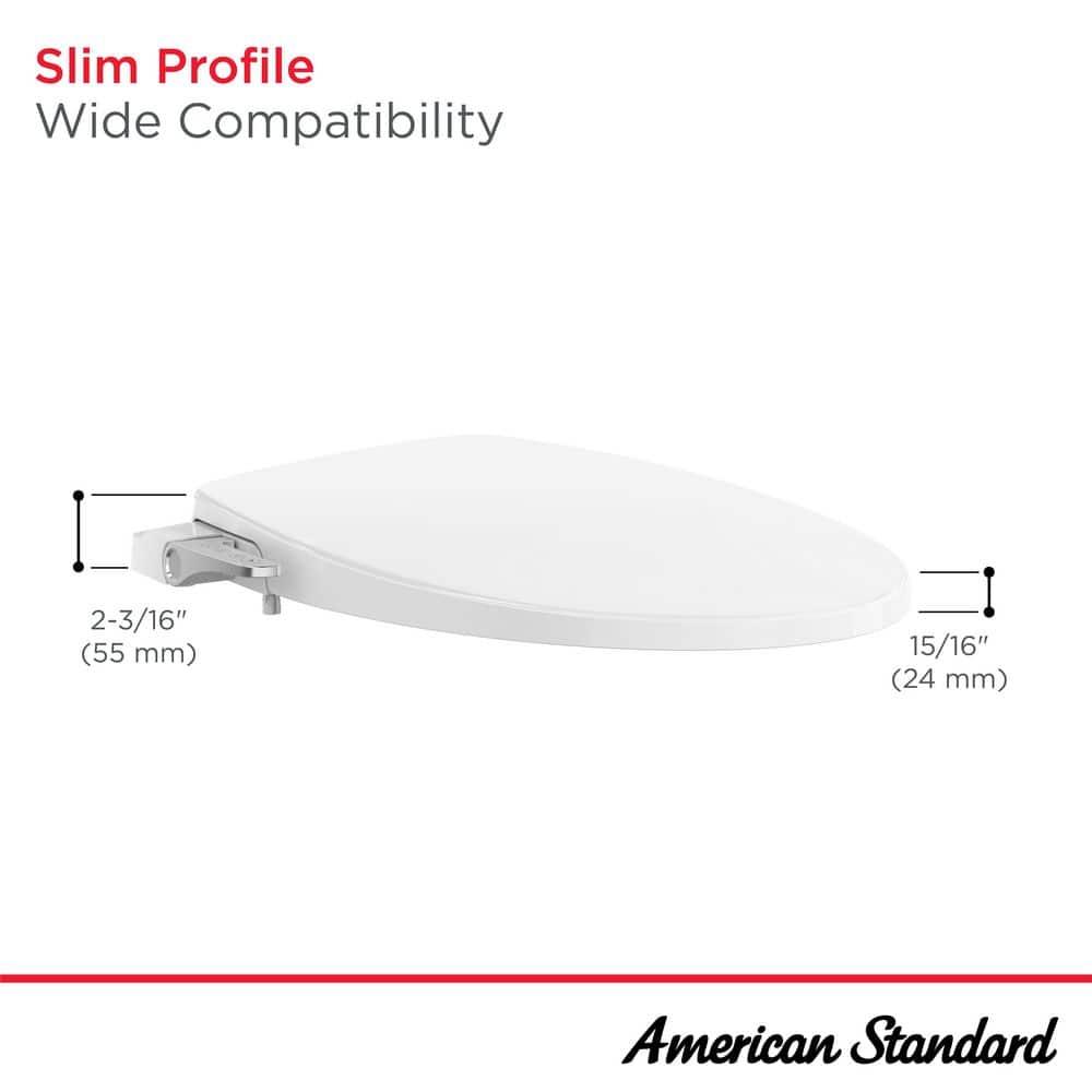 AquaWash Elongated Toilet Seat Bidet