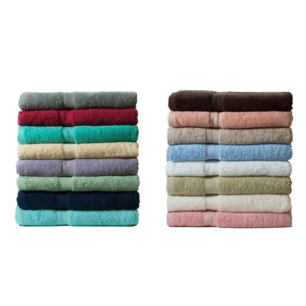 Deluxe Basics 6-Piece Solid Luxury Towel Set, Magenta