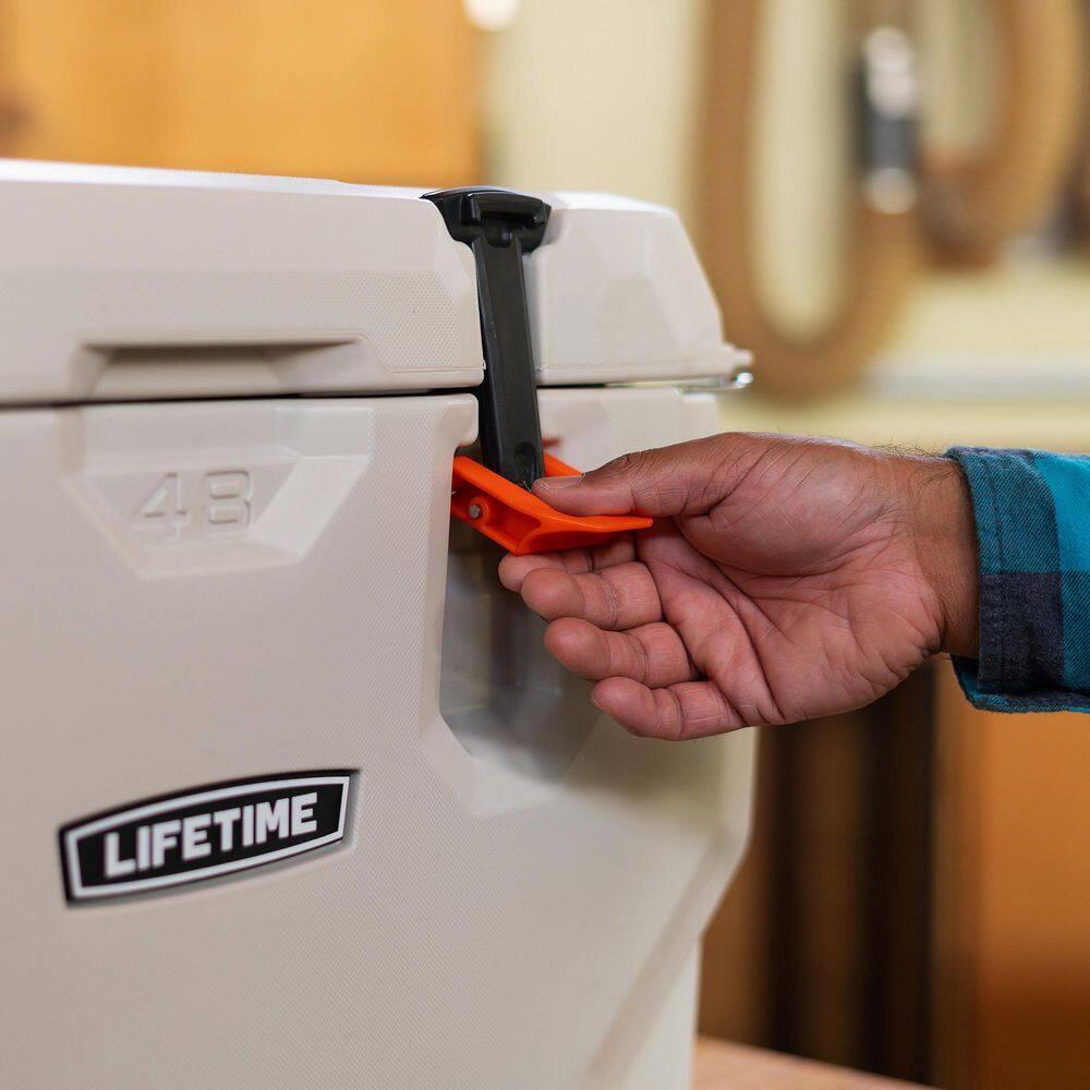 Lifetime 48 Quart High Performance Cooler, Pumice Stone (91209)