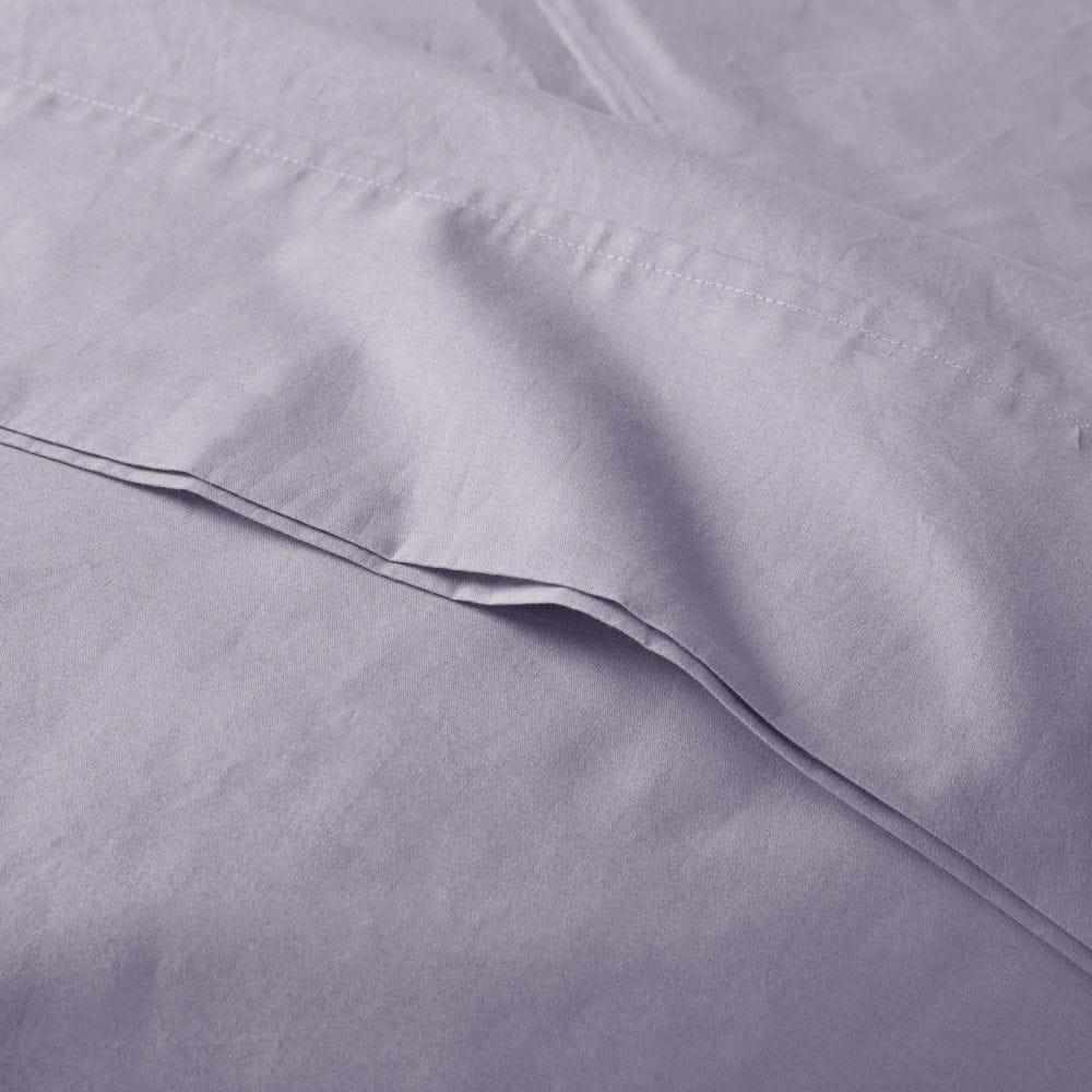 Peached Percale 200 Thread Count Relaxed Cotton Percale Sheet Set