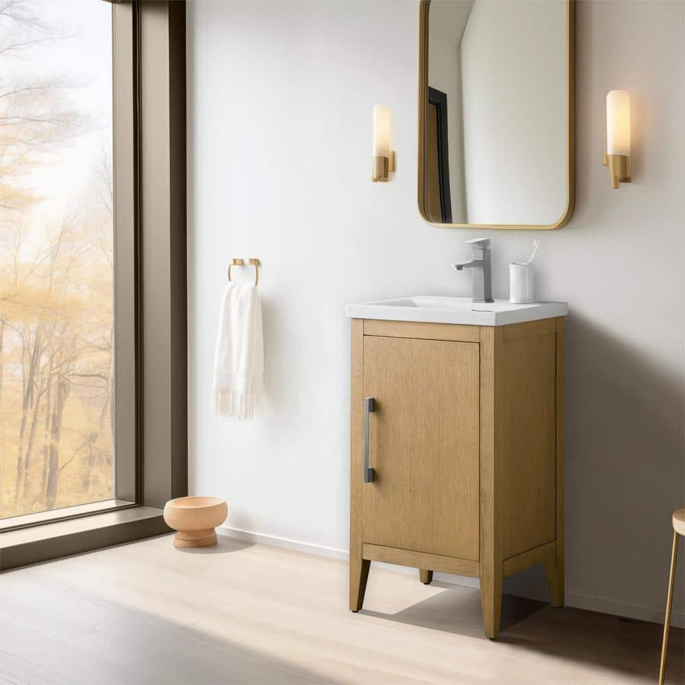 20'' Single Bathroom Vanity with Ceramic Top