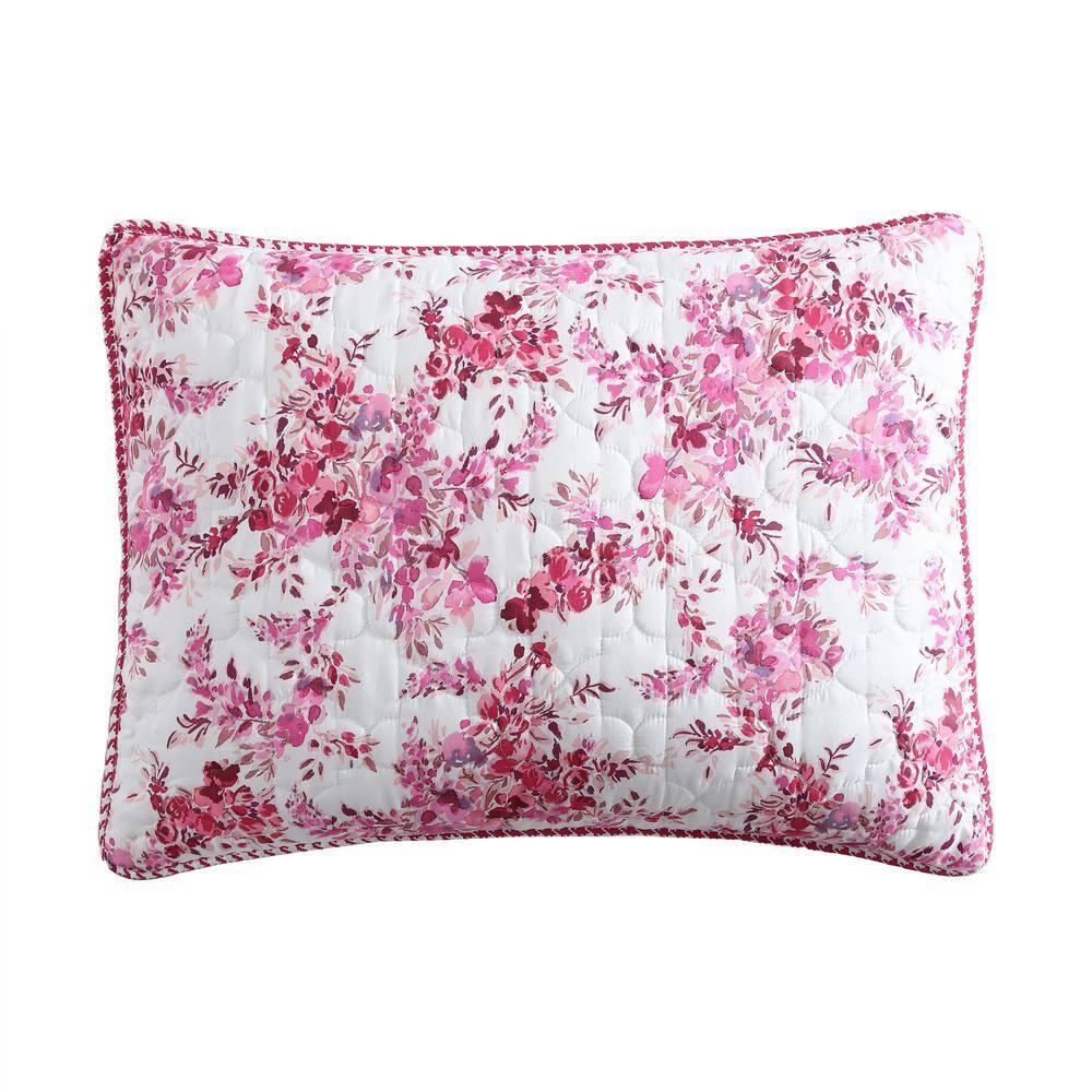 Betsey Johnson Florals Betsey Johnson Floral Vineyard Reversible Quilt Set