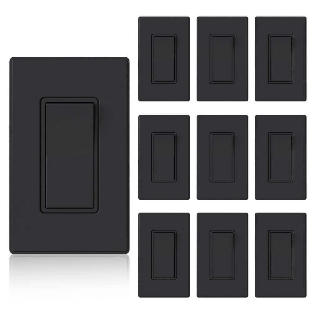 15 Tamper Resistant Single Pole Rocker Light Switch