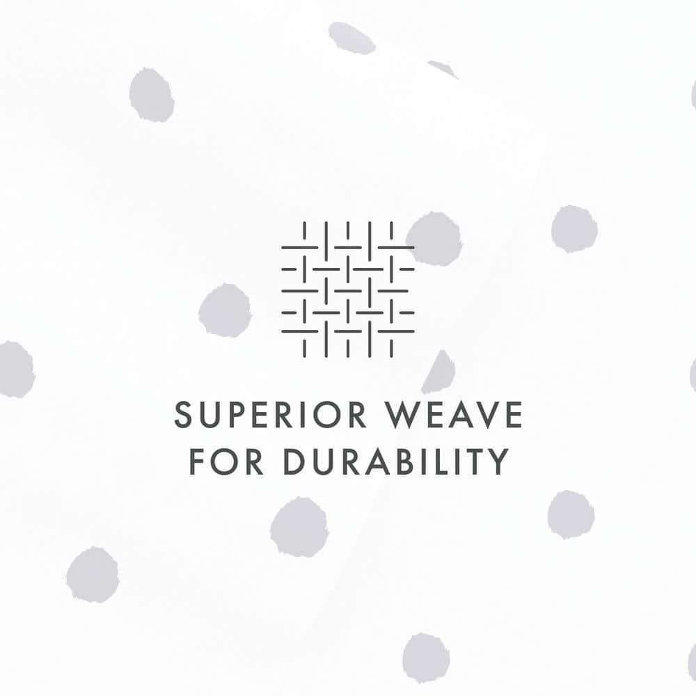 IEnjoy Home Polka Dots Navy & White Pattern Sheet Set
