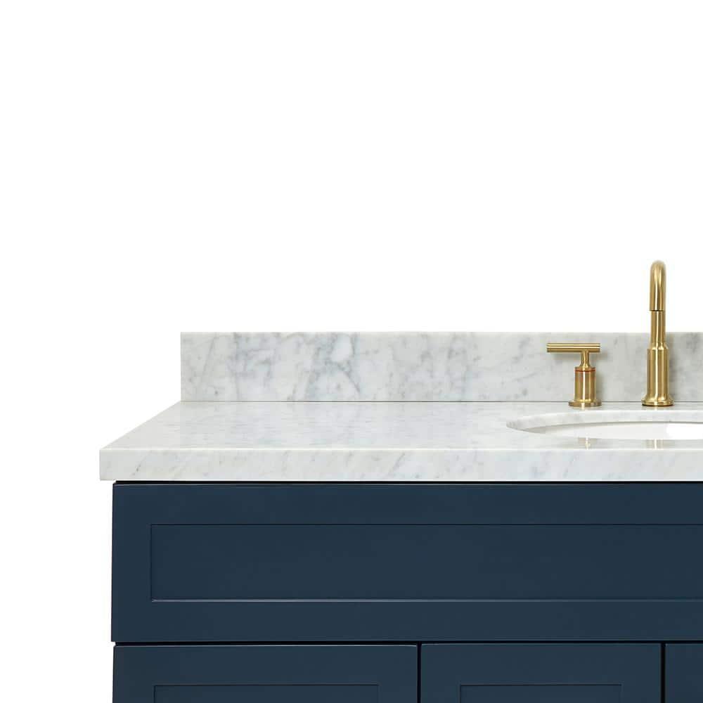 Ariel F055scwovo Hamlet 55" Free Standing Single Basin Vanity Set - Blue