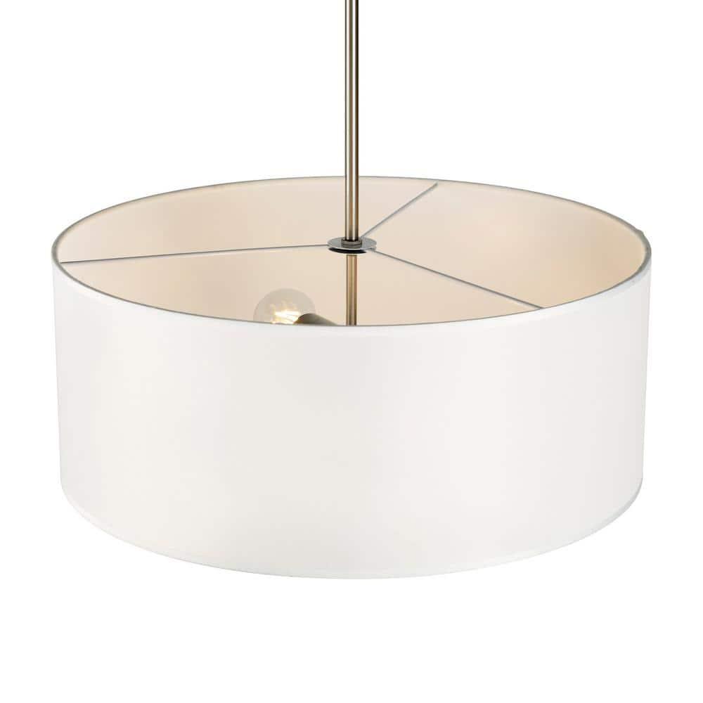 Forte Lighting 2740-03 Betty 3 Light 20" Wide Pendant - Nickel
