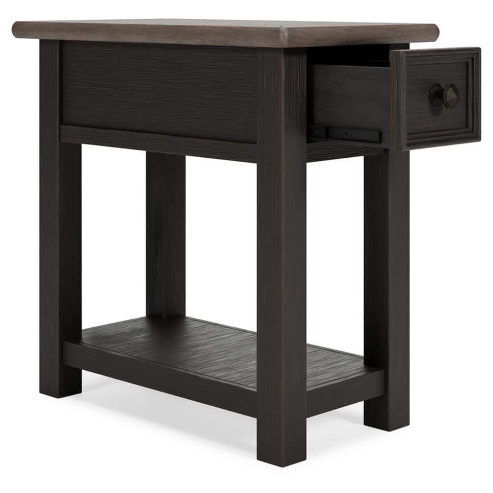 Signature Design by Ashley Casual Tyler Creek Chairside End Table Two-tone