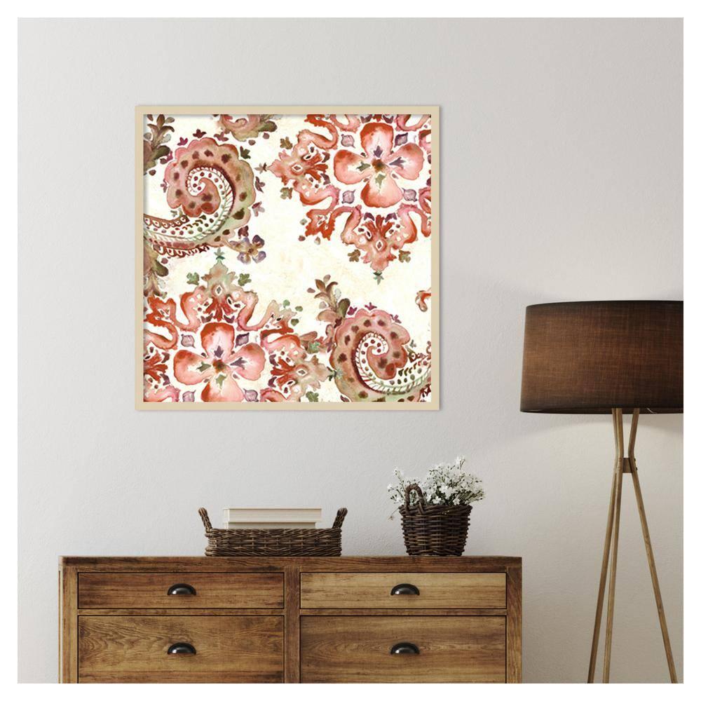 Amanti Art 33"x33" Artisan Medallion Pattern II by Tre Sorelle Studios Wood Framed Wall Art Print