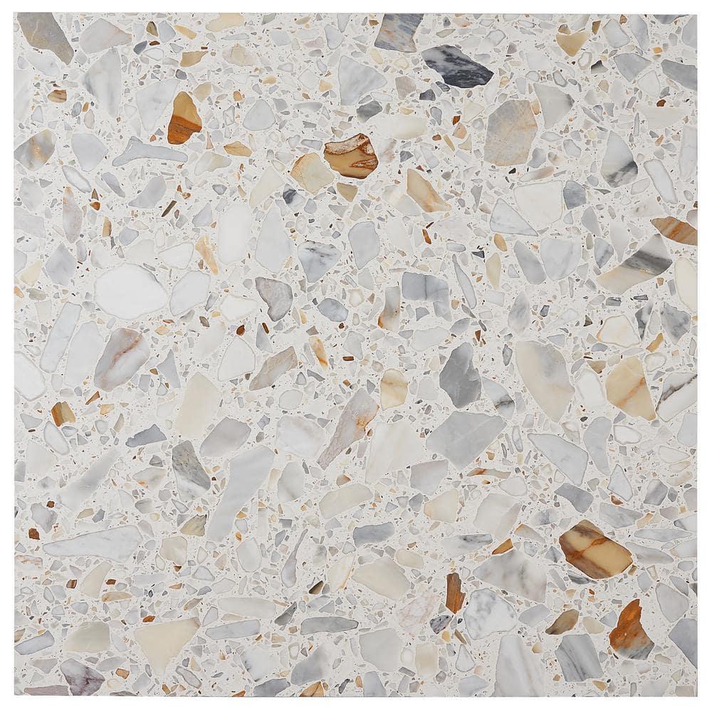 Brezza Terrazzo 23.62 in. x 23.62 in. Honed Terrazzo Floor and Wall Tile (3.87 Sq. Ft. / Each)