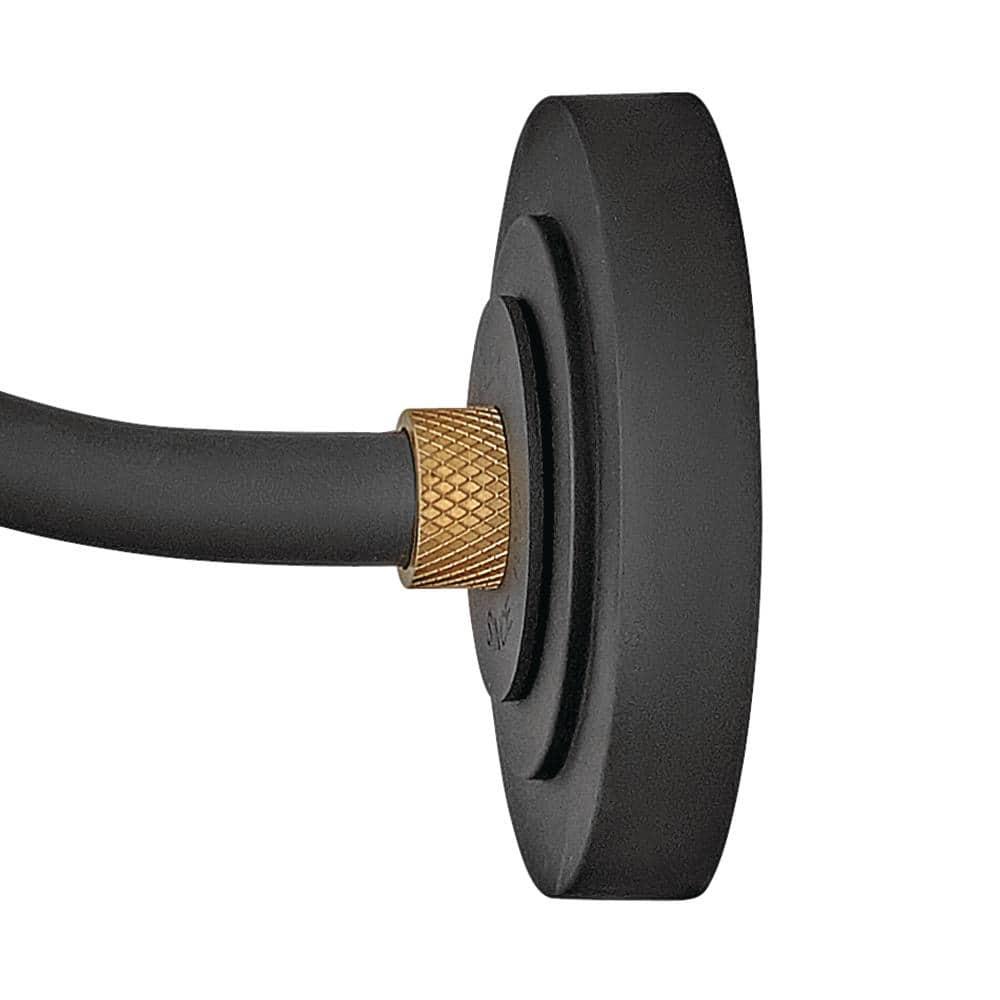 1 Light Small Outdoor Gooseneck Barn Light Traditional And Industrial Style 9.5 Inch Wide By 9.25 Inch High-Textured Black Finish Hinkley Lighting