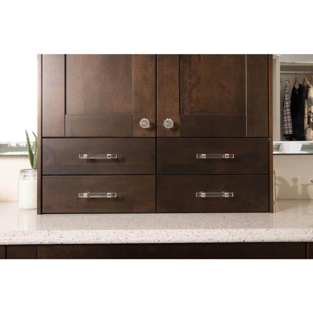 Crystal Palace Kitchen Handles, Solid Core Drawer Pulls for Cabinet Doors, 3-3/4"