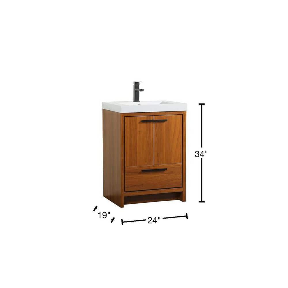 Elegant Kitchen and Bath Elegant Kitchen and Bath 24 Inch Single Bathroom Vanity