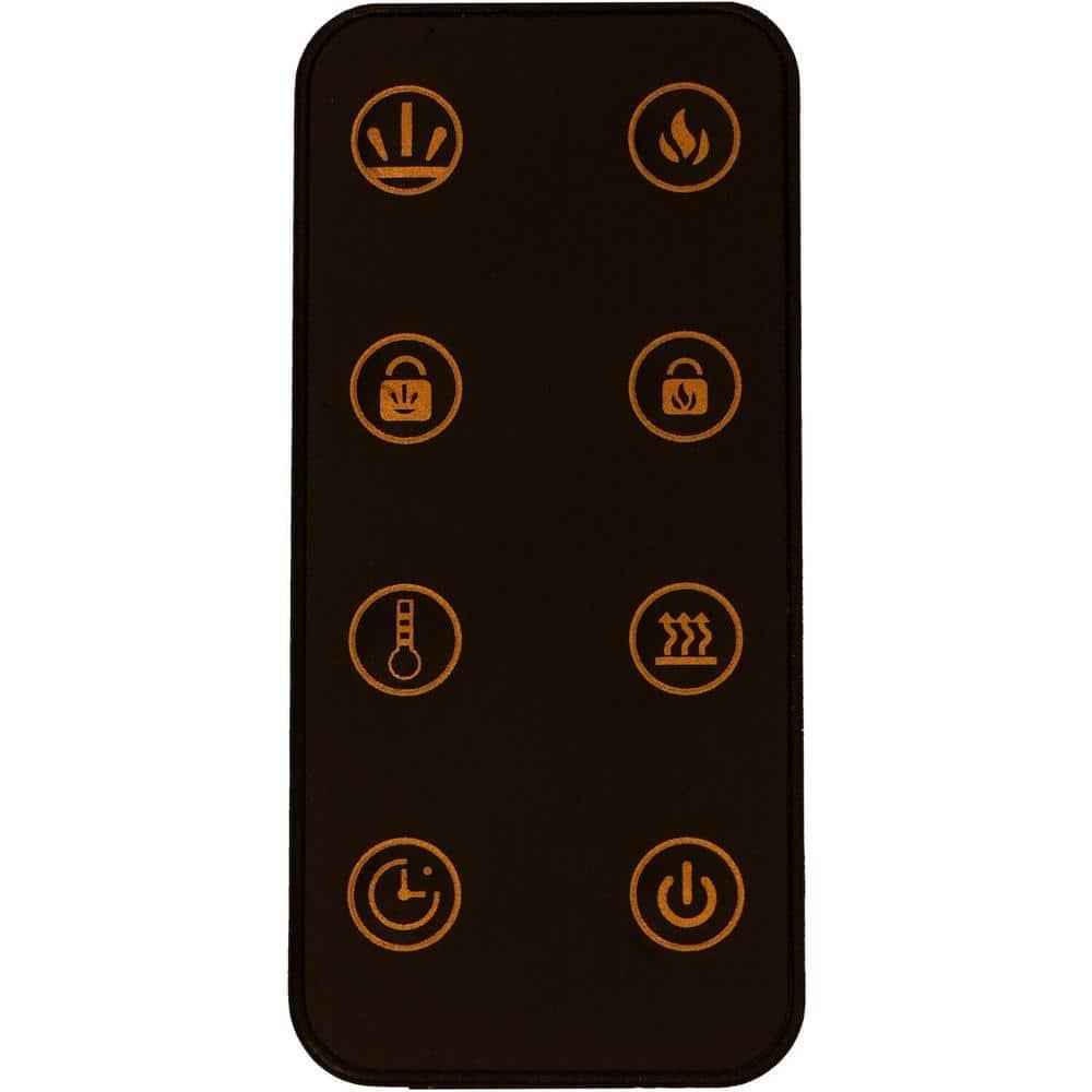 Cambridge Cambridge Wall Mount Electric Fireplace Heater with Remote Control for Indoor Use in Living Room, Bedroom, Home Office