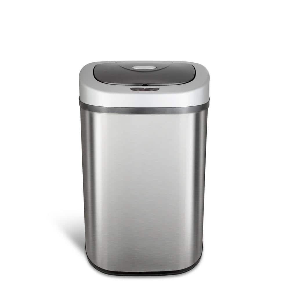 NineStars Nine Stars 21 Gallon Stainless Steel Motion Sensor Trash Can