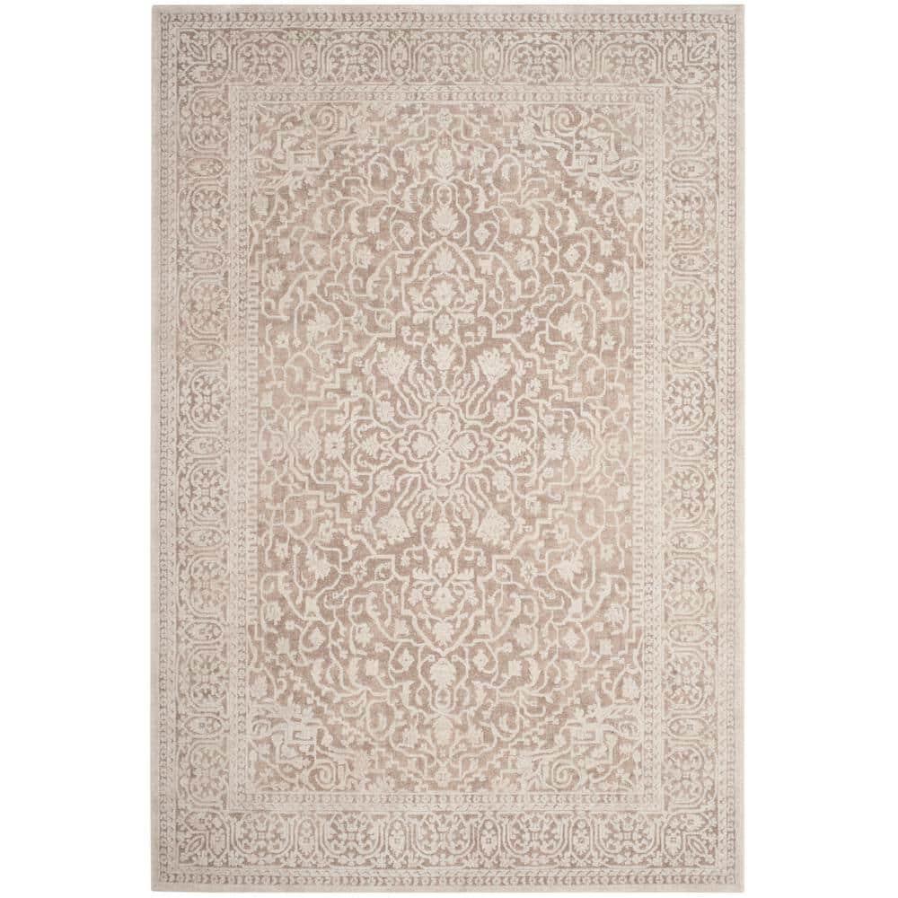 Reflection RFT670 Power Loomed Indoor Area Rug - 6'x9' - Beige/Cream - Safavieh