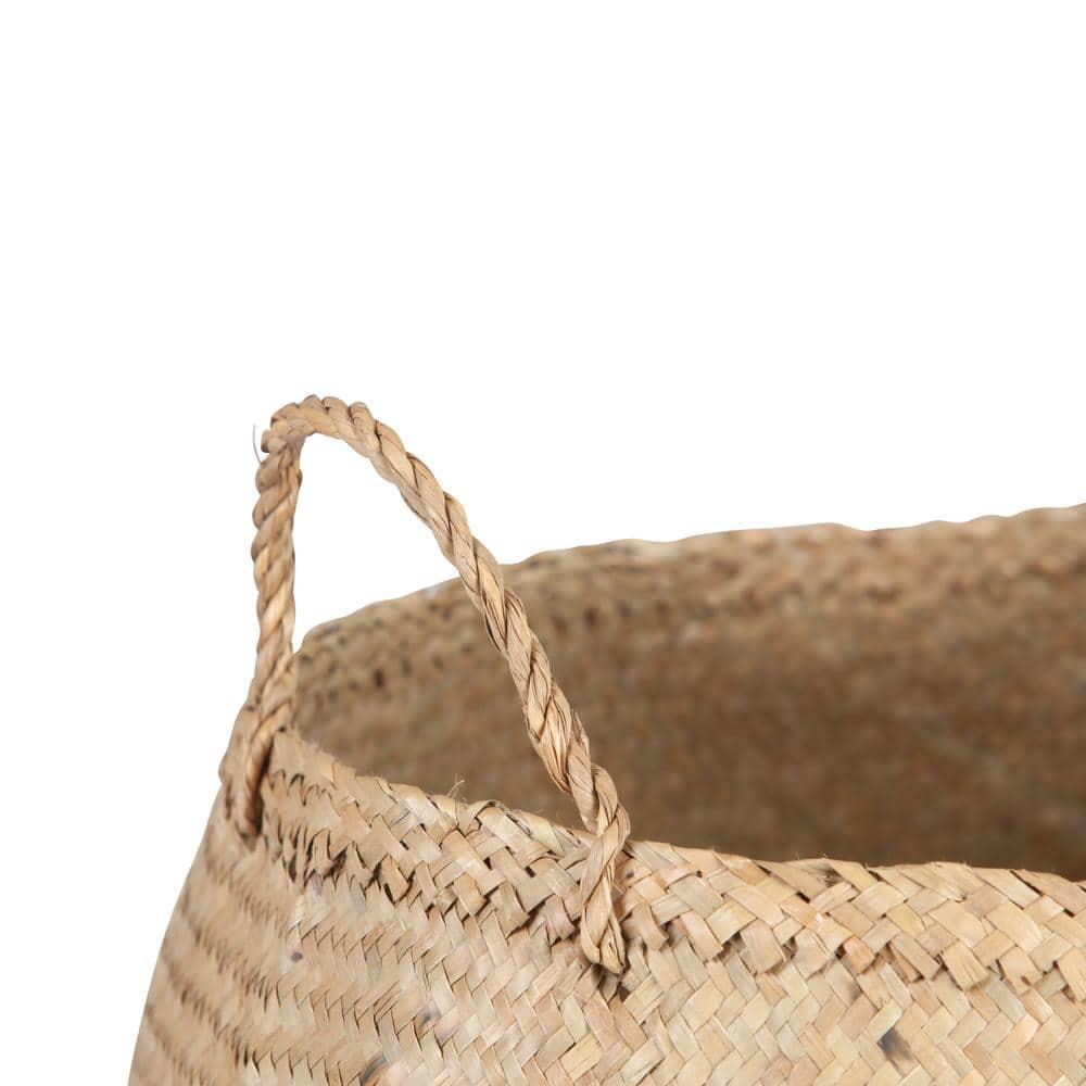 Handmade Seagrass Basket With Handles 1