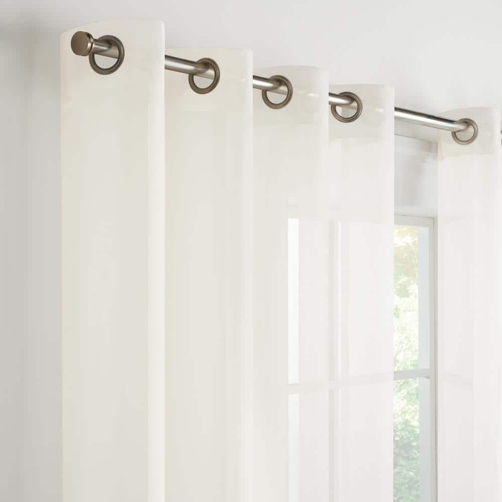 Eclipse Livia Sheer Voile Grommet Curtain Panel & Reviews | Wayfair