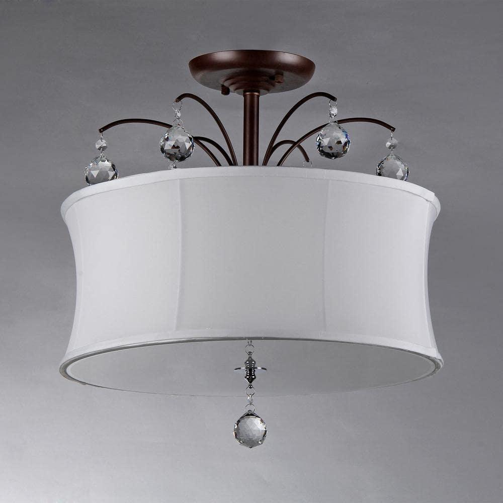 Warehouse of Tiffany Crystal Fountain Pendant Lamp