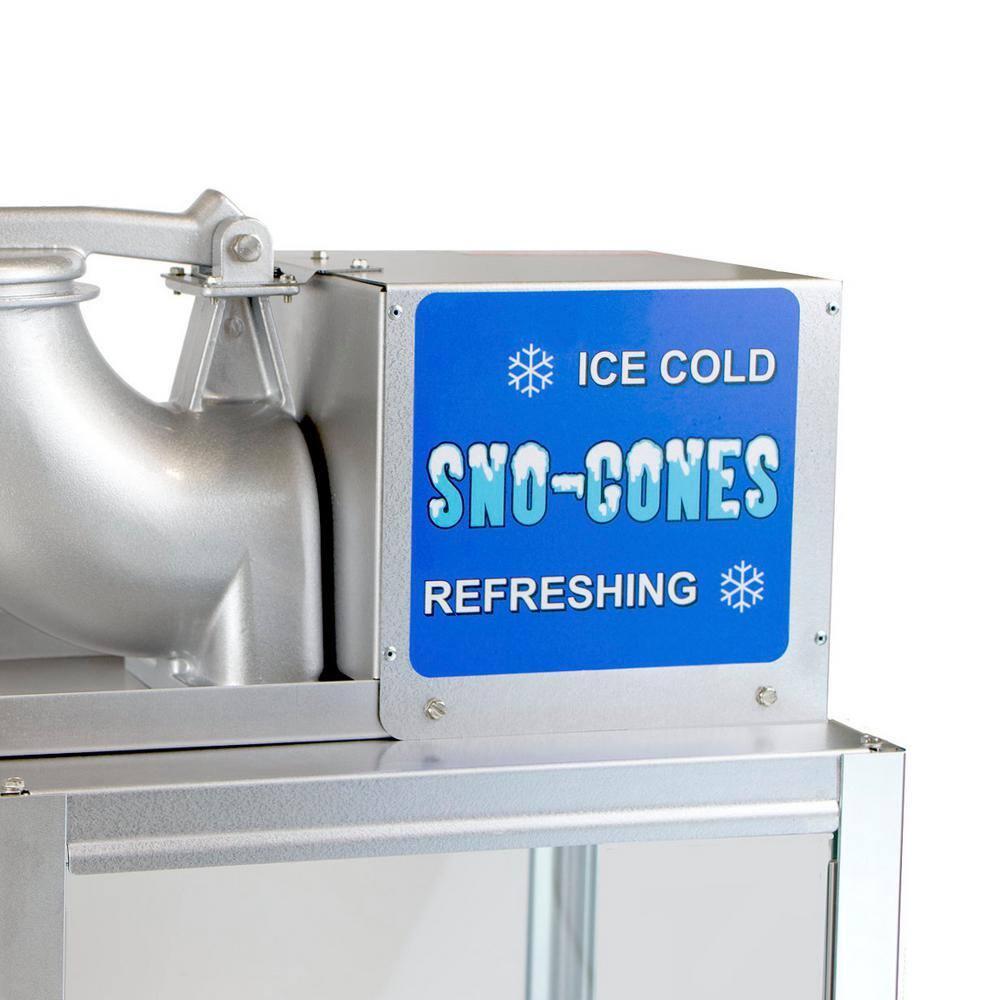 Paragon Simply-A-Blast Heavy Duty Snow Cone Machine, Silver, Standard