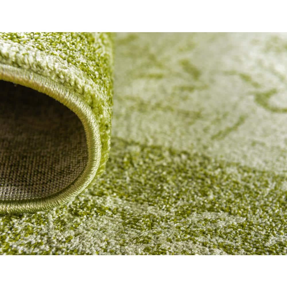 Unique Loom 9' 0 x 12' 0 Light Green La Jolla Floral Area Rug