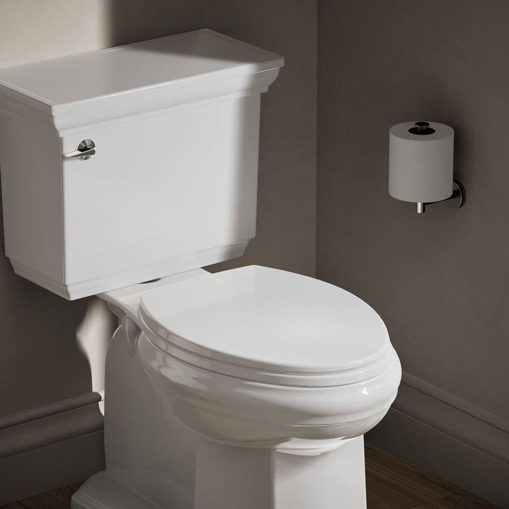 Kohler Brevia Quiet-Close Toilet Seat with Grip-Tight Bumpers and Quick-Attach Hardware