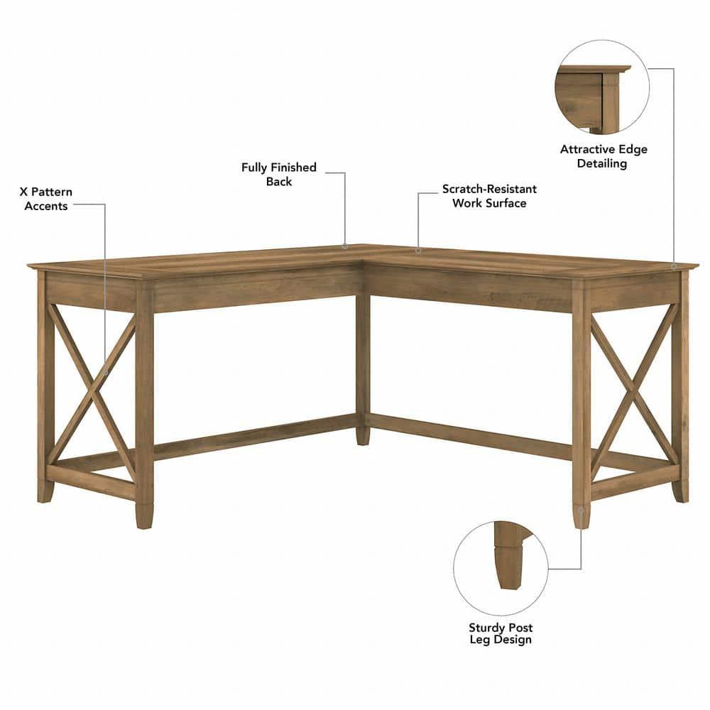 Huckins 60W L Shaped Desk