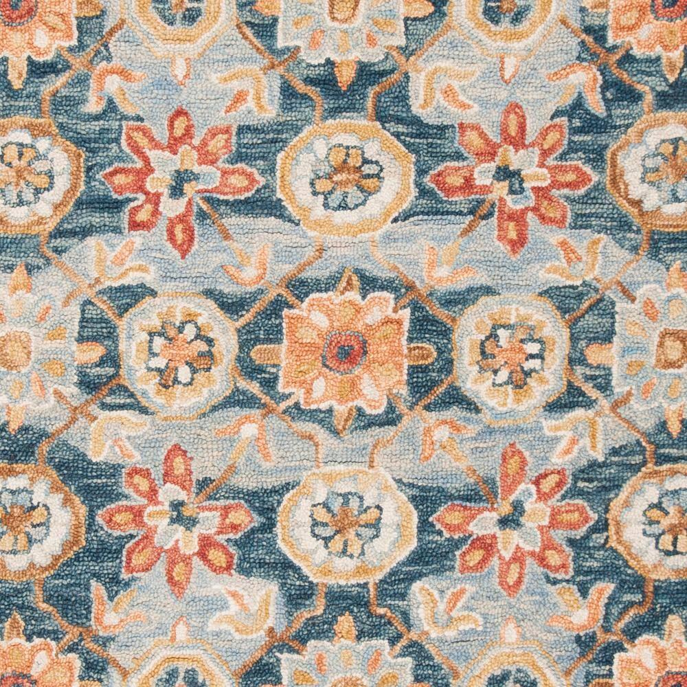 Aspen APN110 Hand Tufted Area Rug - Grey/Navy - 5'x5' - Safavieh.