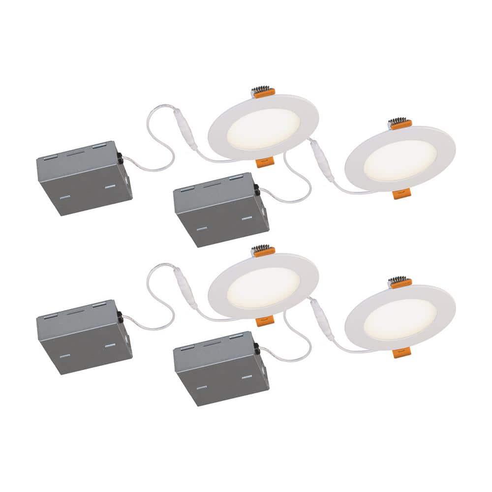 4.5'' Dimmable Air-Tight IC Rated Standard Recessed Lighting Kit
