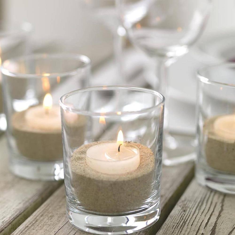 Aspen Creative#25706-6,Votive Candle Holder,Wedding Parties,Holiday&Home Decor,4-1/4"D x 4-5/8"H,Set of 6