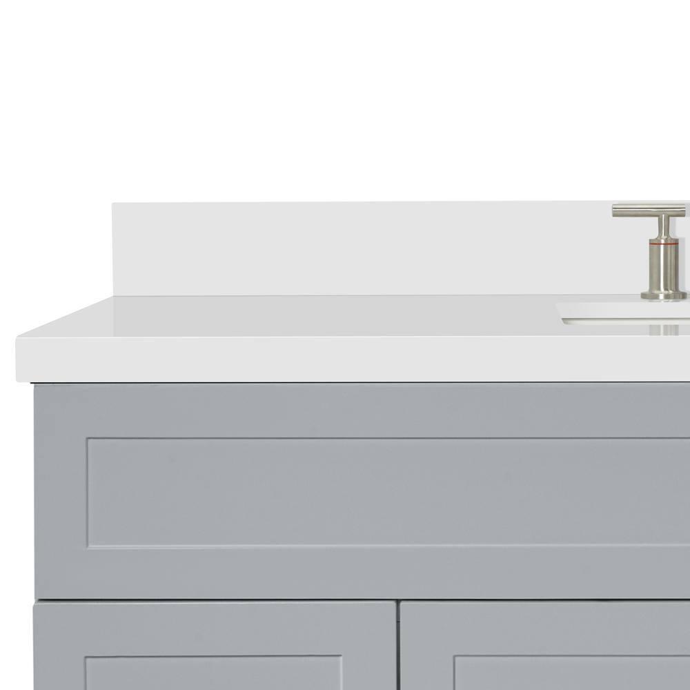 Ariel F055s-Wq-Vo Hamlet 55" Freestanding Single Basin Vanity Set - Grey
