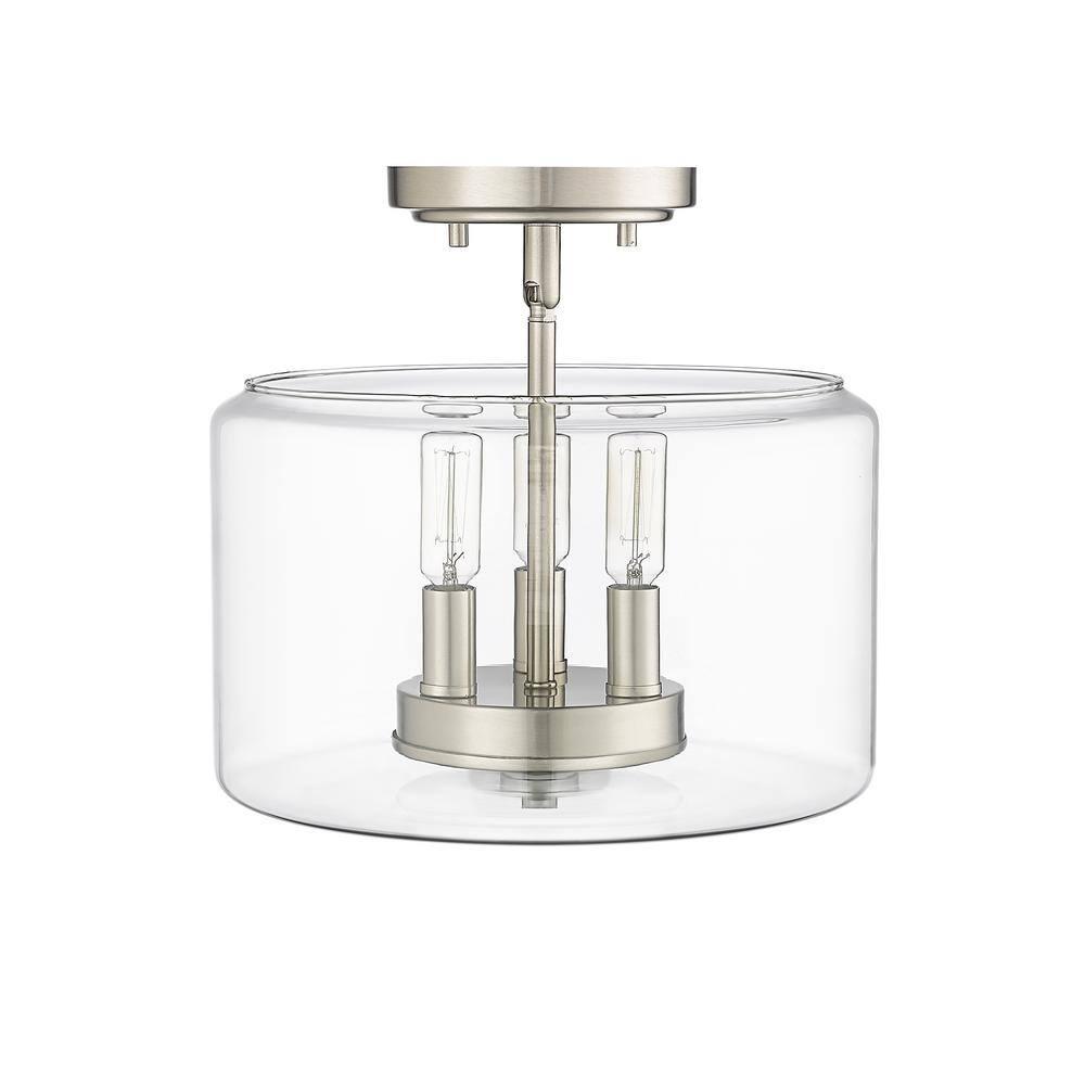 Asheville 3 - Light 10.6" Tall Flush Mount