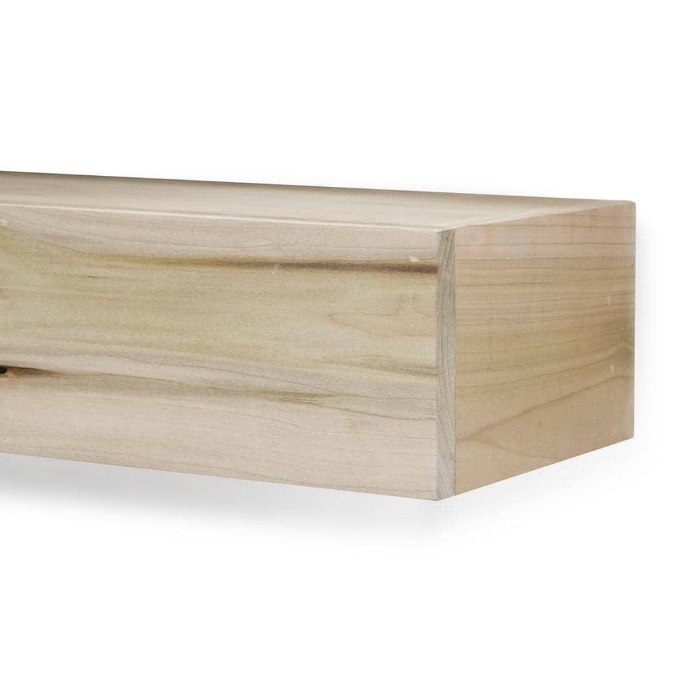 Dogberry Collections Modern Farmhouse Fireplace Shelf Mantel