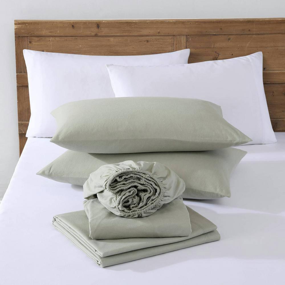 Eddie Bauer Eddie Bauer Solid Cotton Flannel Sheet Sets