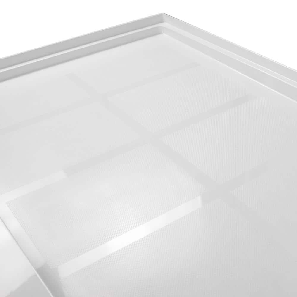 Linear 32 in. x 60 in. Single Threshold Shower Base in White