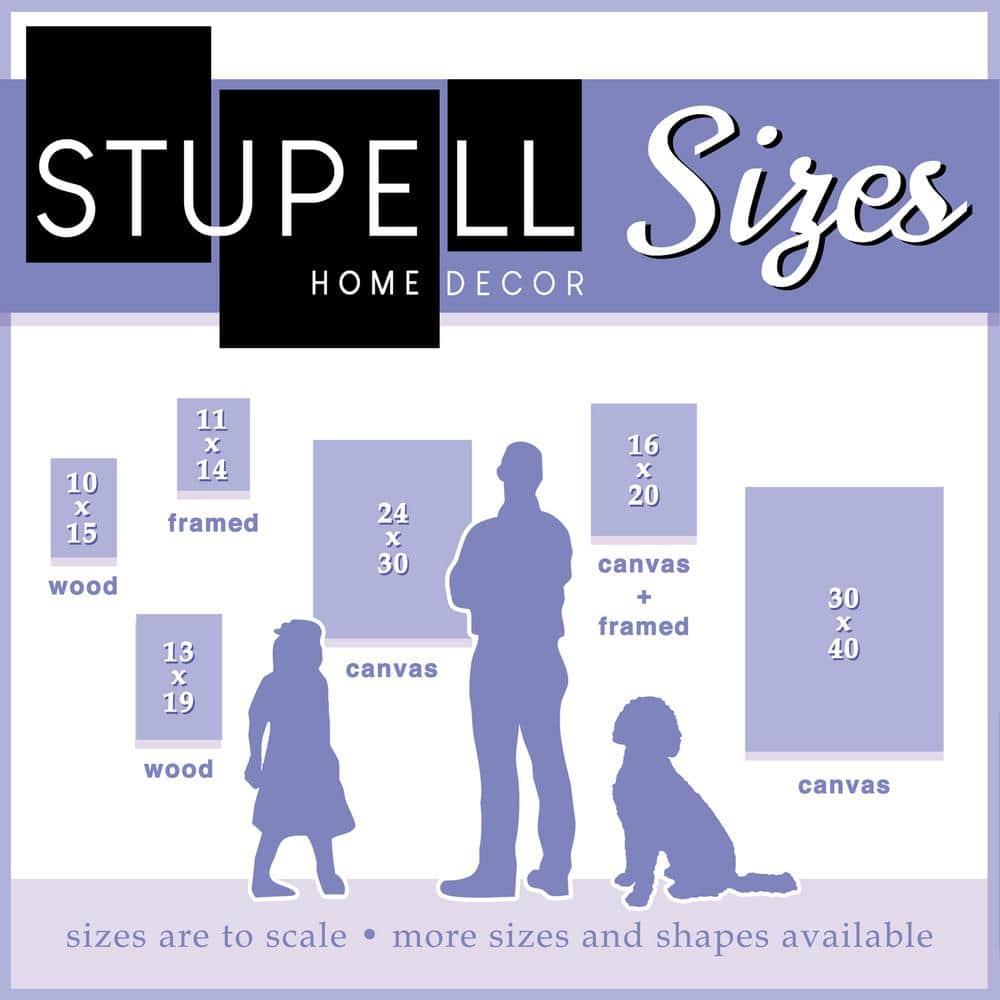 The Stupell Home Decor Mod Shapes Blue Navy and Peach Overlapping Abstract Framed Texturized Art