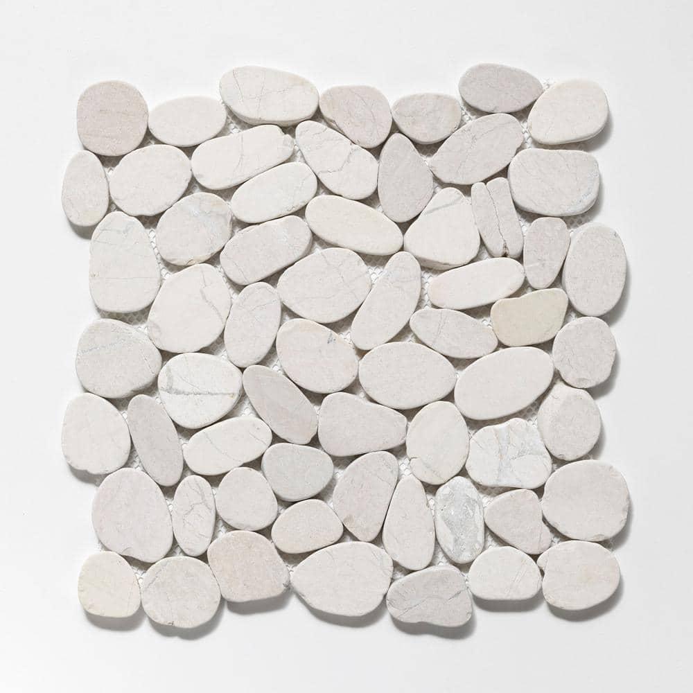 Sliced Pebble Mosaic Wall & Floor Tile
