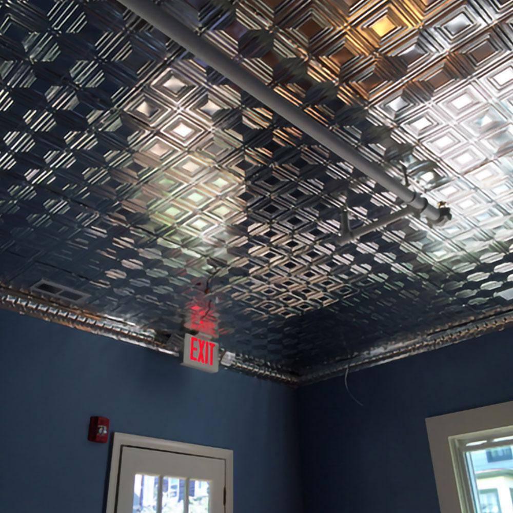 Cubism 2 ft. x 2 ft. Drop-in Tin Ceiling Tile