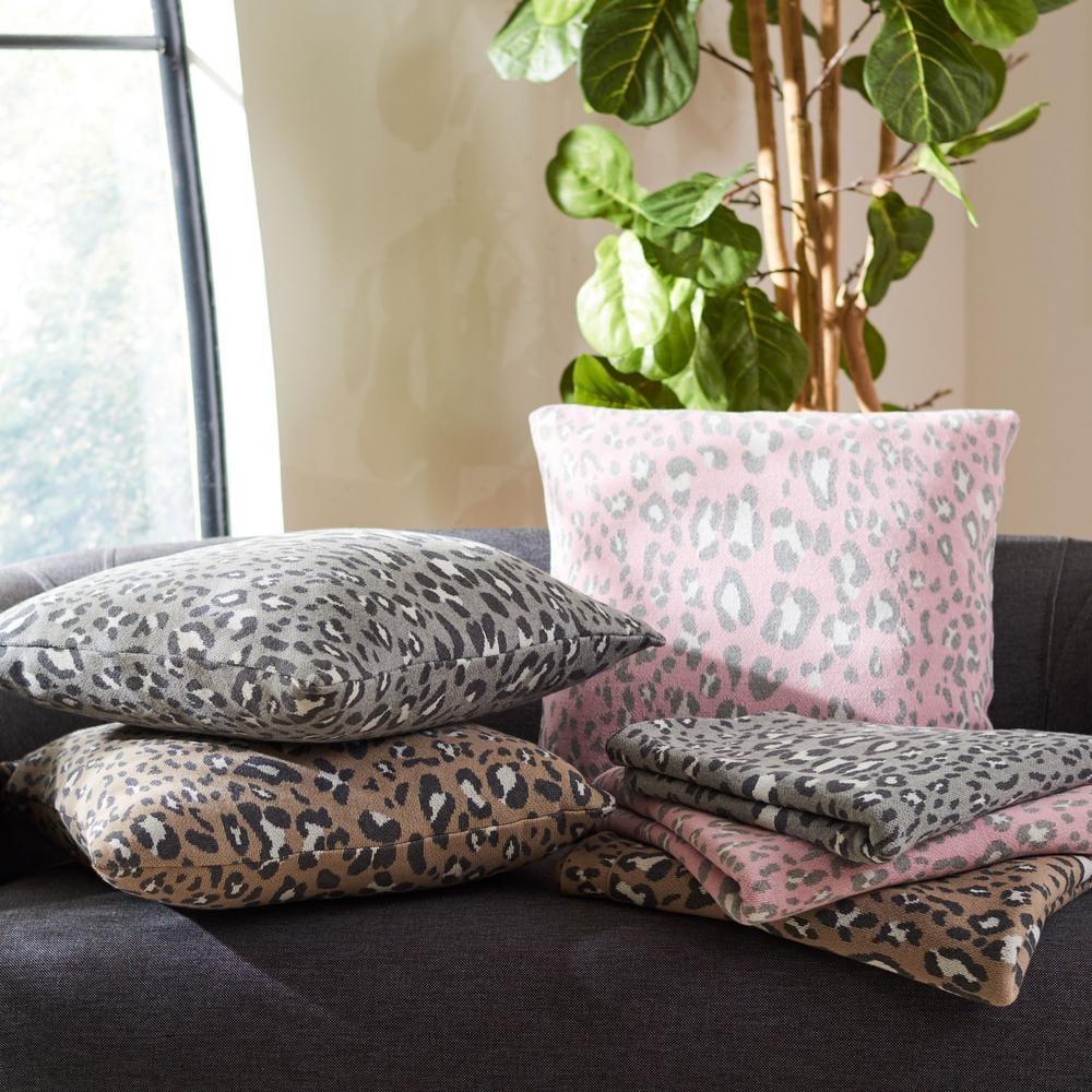 Safavieh Animal Print Cotton Reversible Throw Pillow