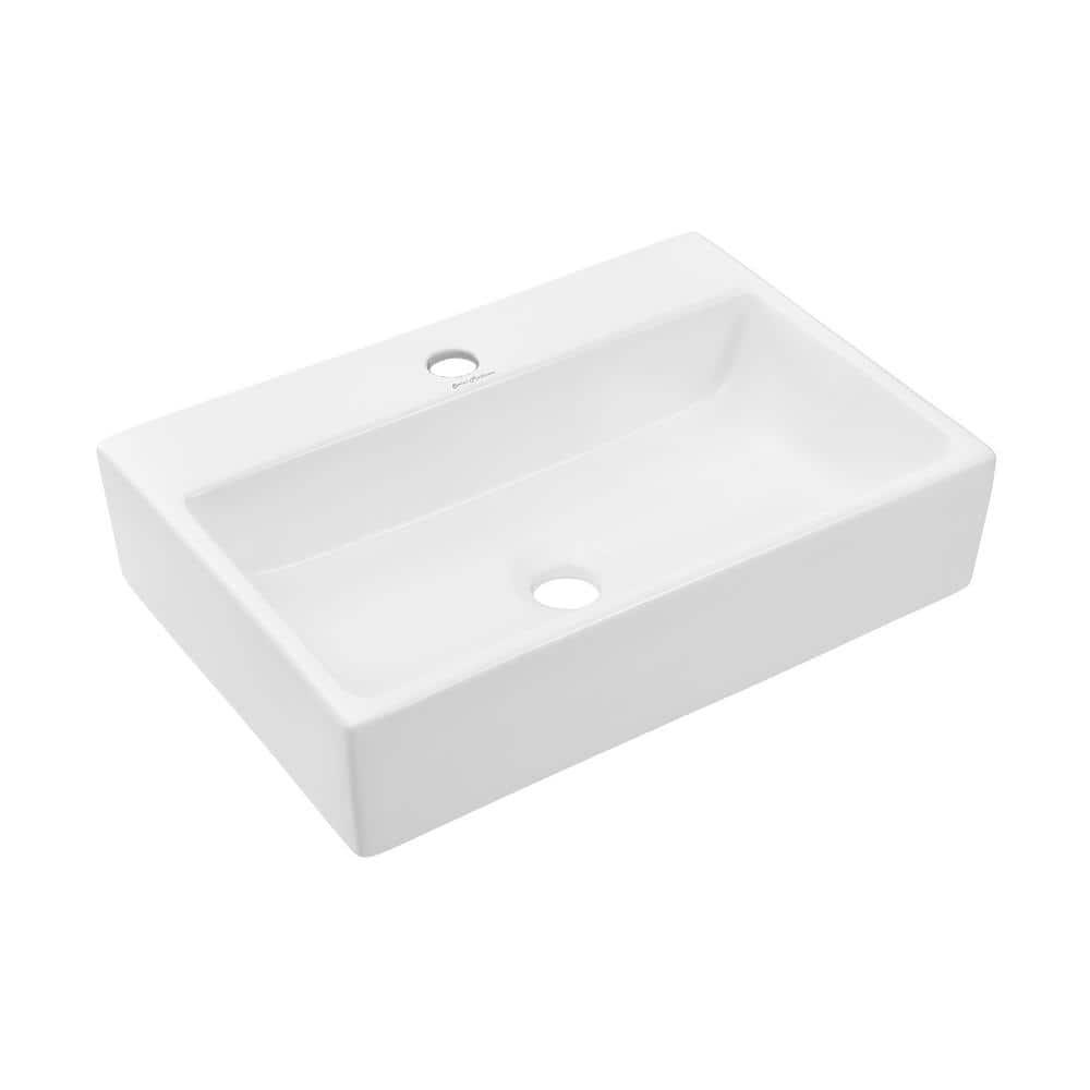 Claire 20 Rectangle Ceramic Vessel Sink