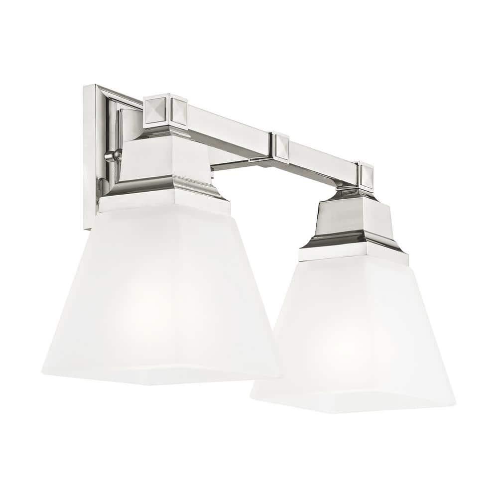 Livex Lighting Mission 2 - Light Vanity in  Polished Nickel