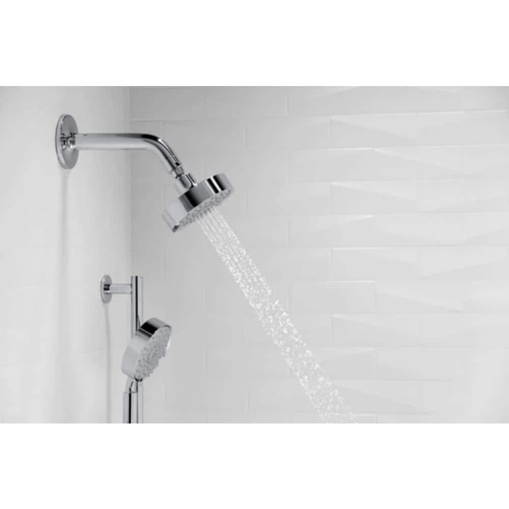 Kohler Purist 2.5 Gpm Multifunction Wall Mount Showerhead, Three Spray Settings, 5.5" High Pressure Spray Head