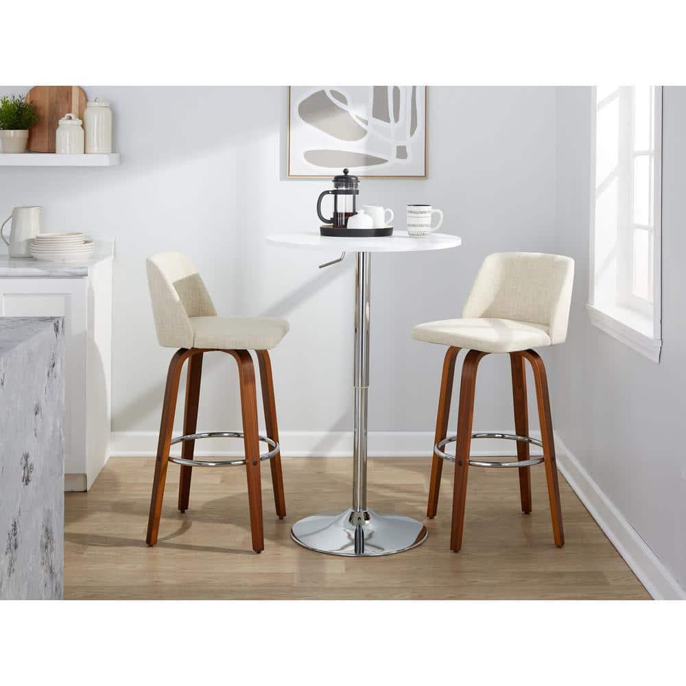Swivel Upholstered Counter Stool