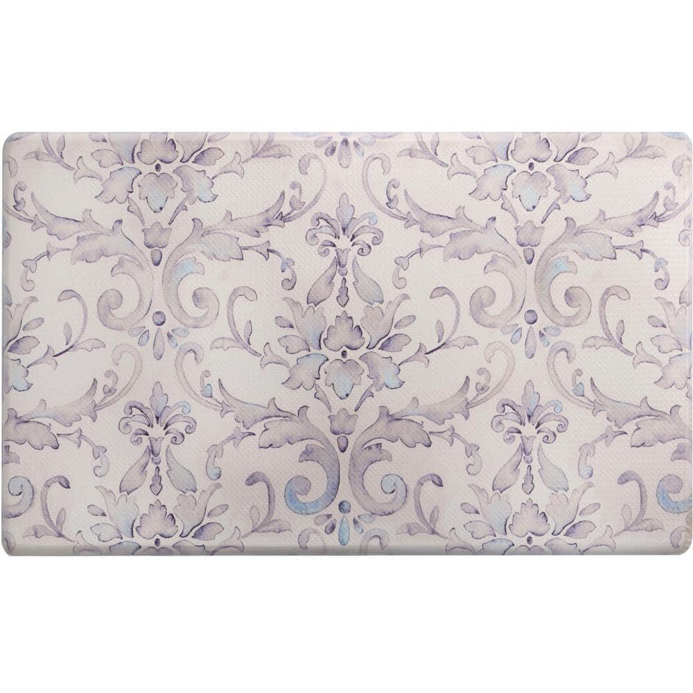 SoHome Cozy Living Watercolor Damask Anti-Fatigue Mat